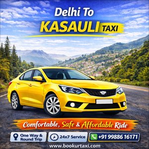 Delhi to Kasauli Taxi | Booking Start ₹2125 - BookUrTaxi