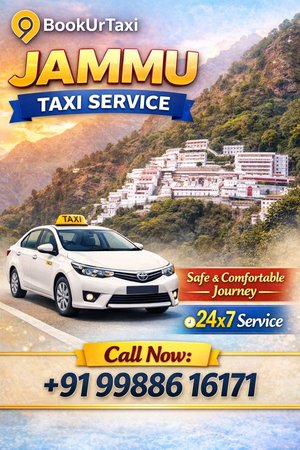 jammu Taxi Service | jammu Cab Service From ₹9/Km - BookUrTaxi