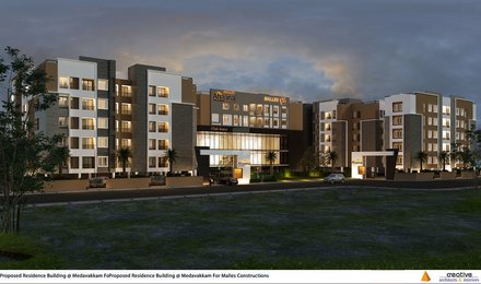 Malles Ahaana  By Malles Constructions (P) Ltd. Pallikaranai Chennai.  Near Sri Chaitanya Techno School