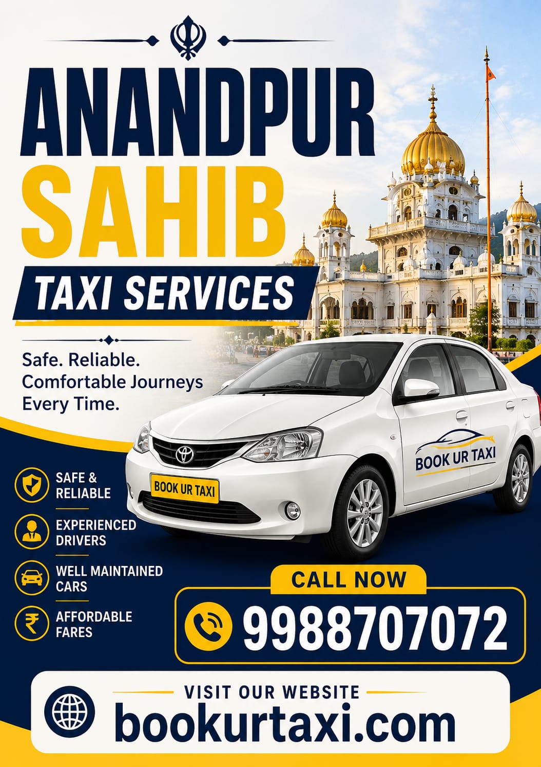 Anandpur Sahib Taxi Service cab services