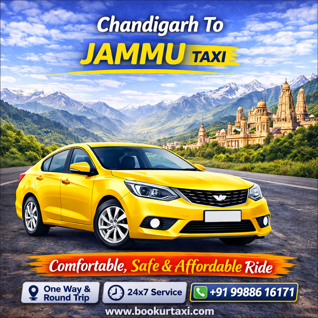 jammu to chandigarh  taxi