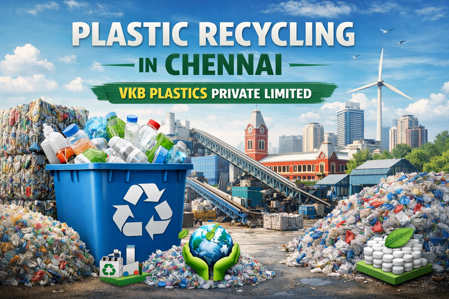 Plastic Waste Recycling Services Chennai – VKB Plastics