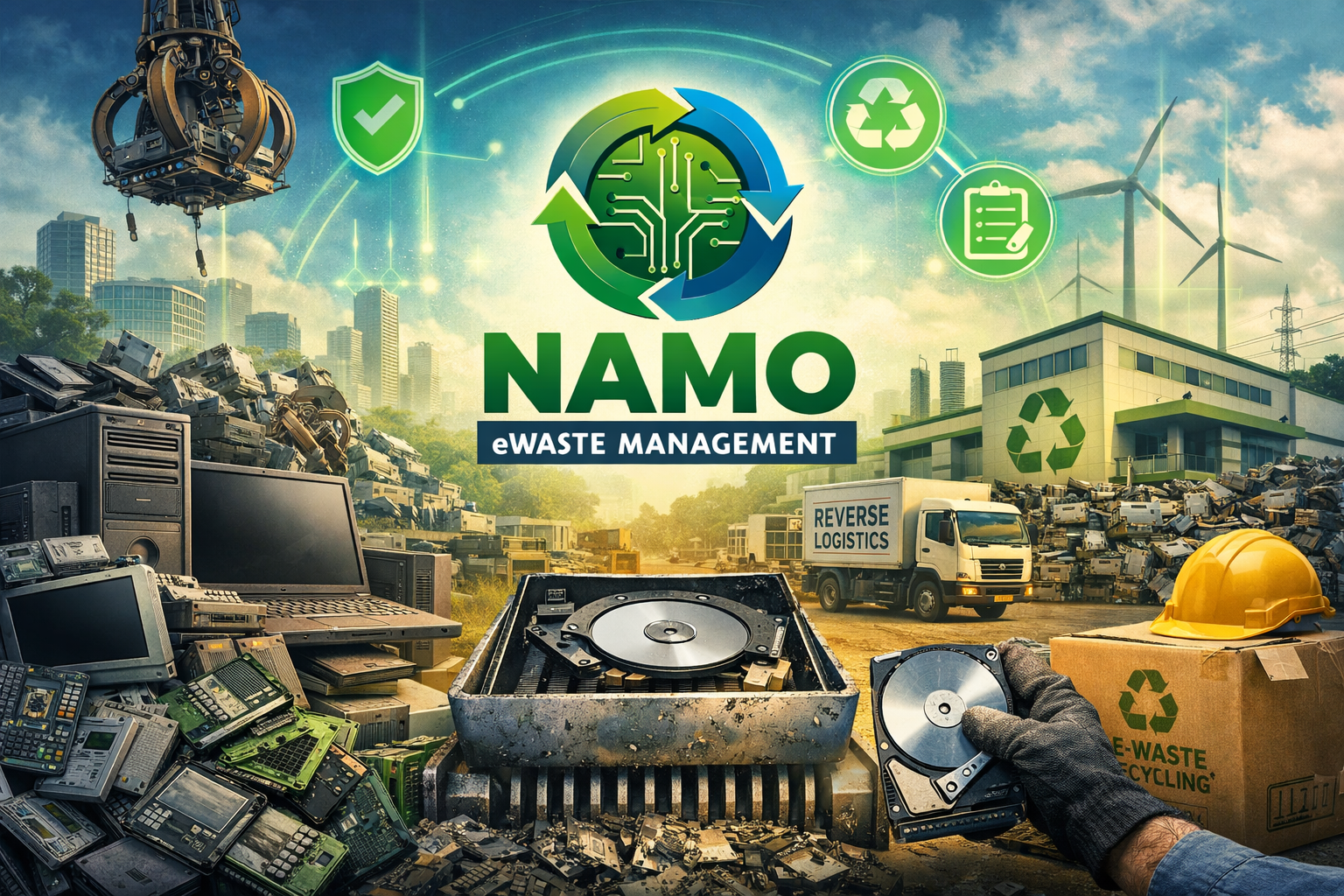 ITAD & Electronic Recycling in Faridabad – Namo eWaste Management