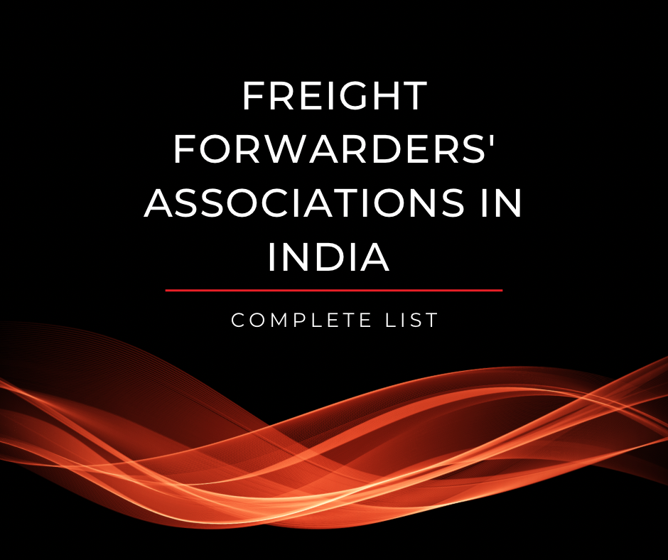 List of Freight Forwarders' Associations in India