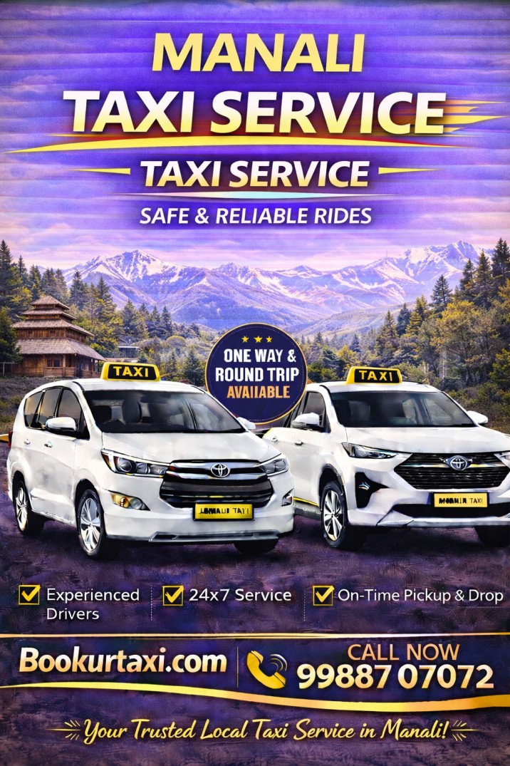 Manali Taxi Service | Manali Cab Service From  - BookUrTaxi