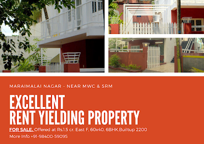 Maraimalai Nagar - Rent Yielding property for Sale. Independent House for Sale in Chennai, Maraimalai Nagar