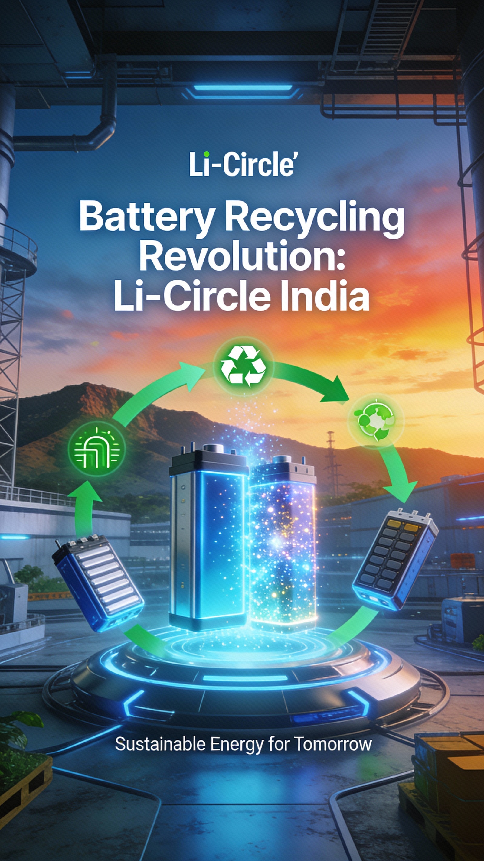 Battery Recycling India: Li-Circle's Sustainable Lithium-Ion Solutions - EV Circular Economy